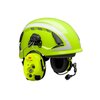 PELTOR™ WS™ ProTac XPI Level Dependent Bluetooth® Headset, Yellow, Hard Hat Attached, MT15H7P3EWS6